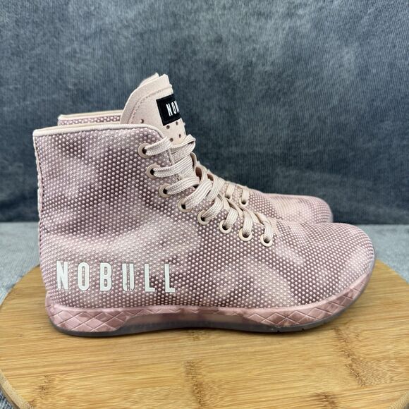 Nobull Trainer Womens Size 8 Pink High Top Workout Causal Comfort Sneakers - Picture 1 of 10
